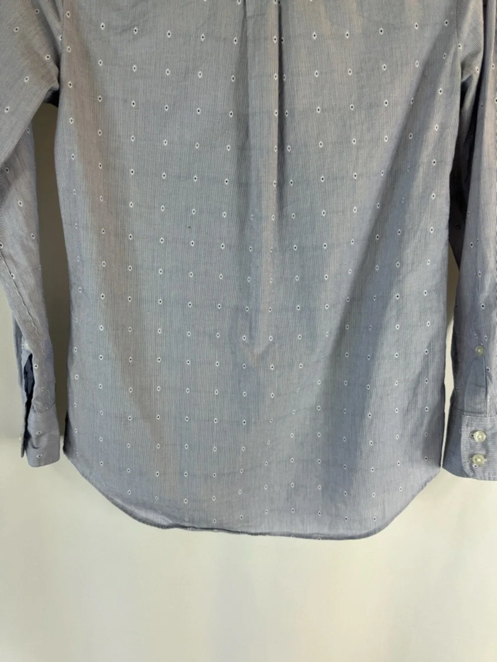 J. Crew Light Blue floral Print Cotton Button-Down Shirt size: XXS